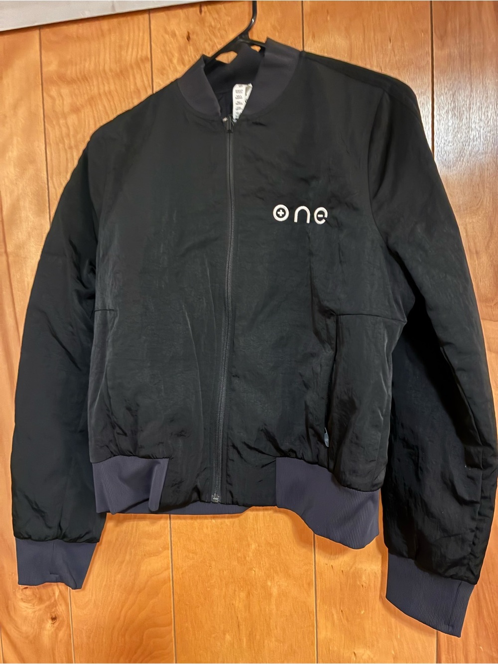 Lululemon Black Bomber Jacket for One Sz 8
